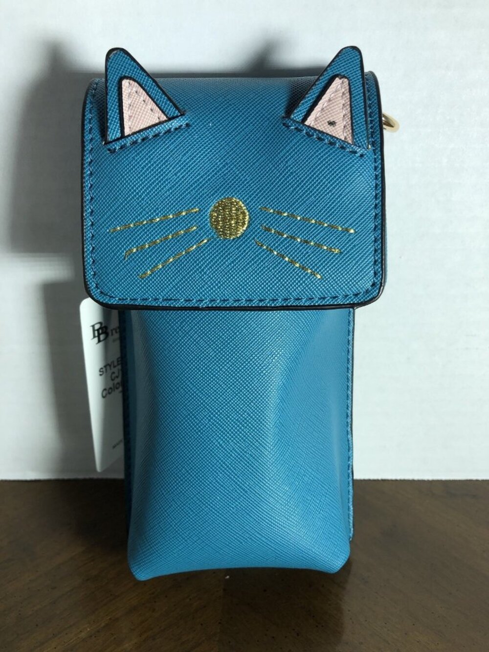 Brentano Cat Cell Phone Crossbody In Teal
